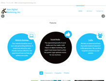 Tablet Screenshot of newdigitalmarketing.com